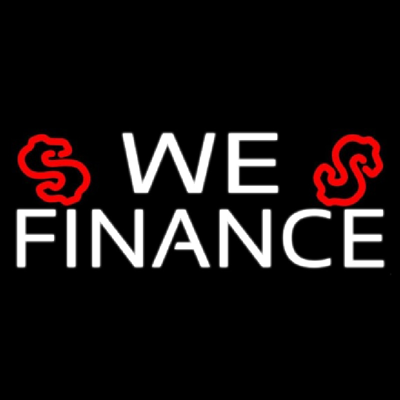 We Finance Dollar Logo 1 Leuchtreklame