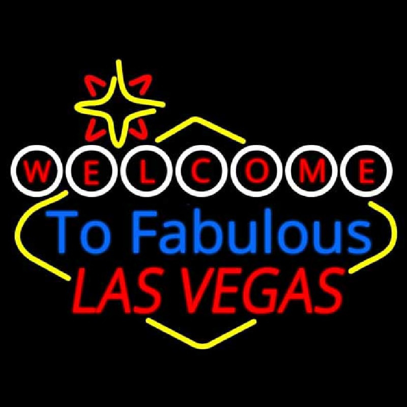 Welcome To Fabulous Las Vegas Leuchtreklame