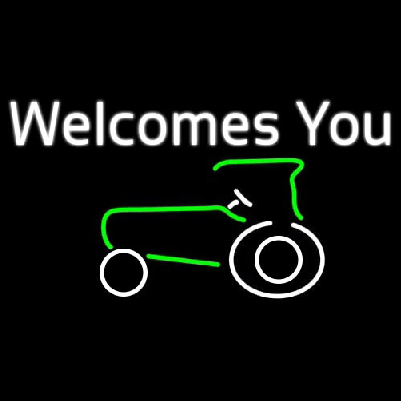 Welcomes You Logo Leuchtreklame