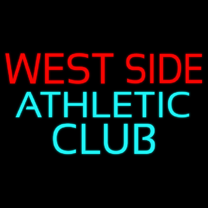 West Side Athletic Club Leuchtreklame