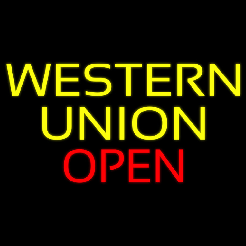 Western Union Open Leuchtreklame