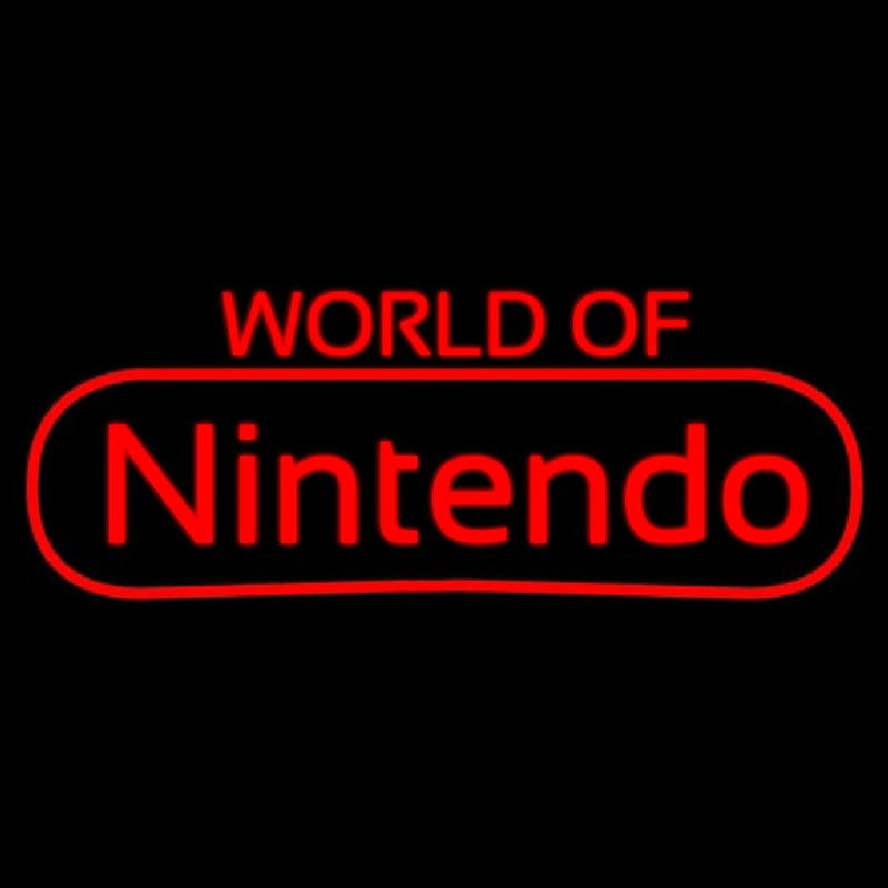 World Of Nintendo Leuchtreklame