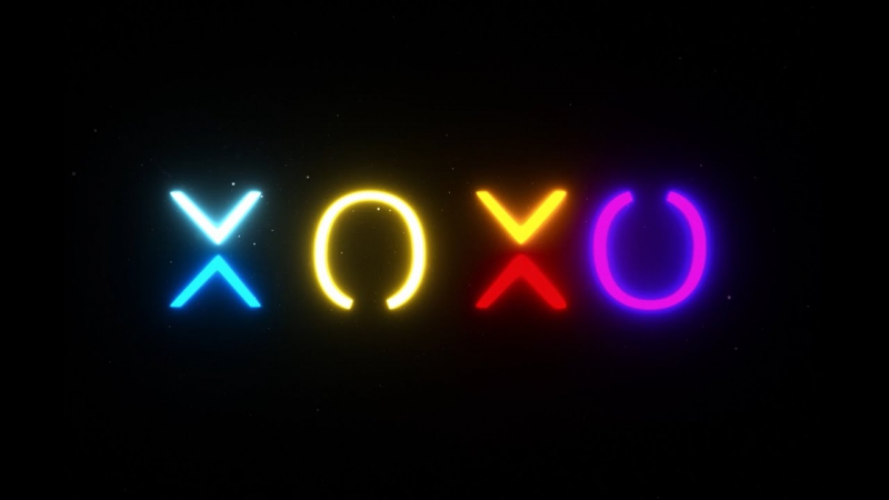 XOXO Leuchtreklame