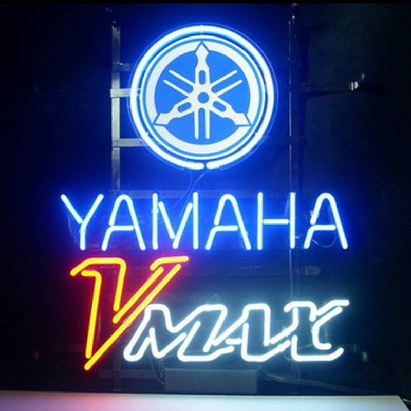 Yamaha V Max Laden Offen Leuchtreklame