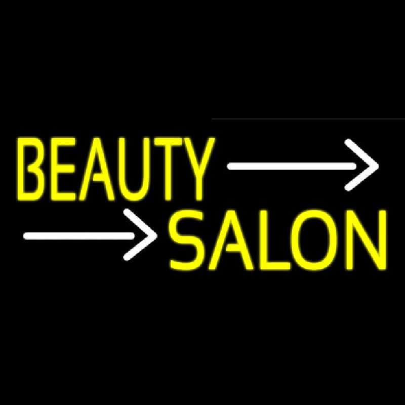 Yellow Beauty Salon Leuchtreklame