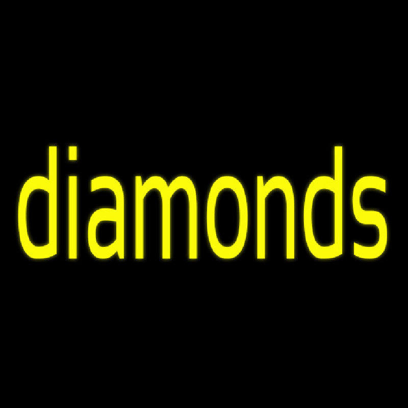 Yellow Diamond Leuchtreklame