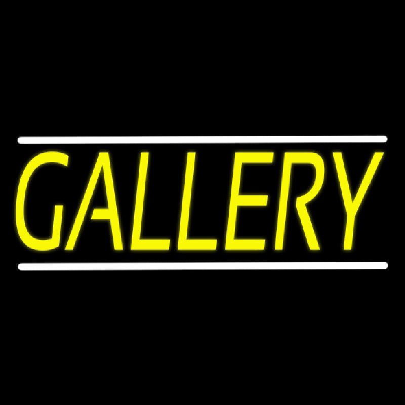 Yellow Gallery Leuchtreklame