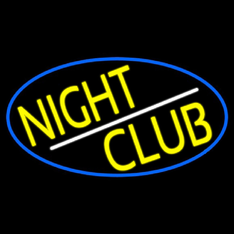 Yellow Night Club Leuchtreklame