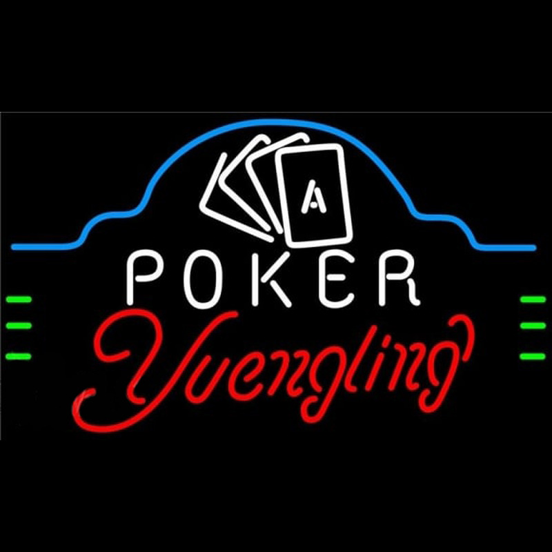 Yuengling Poker Ace Cards Beer Sign Leuchtreklame