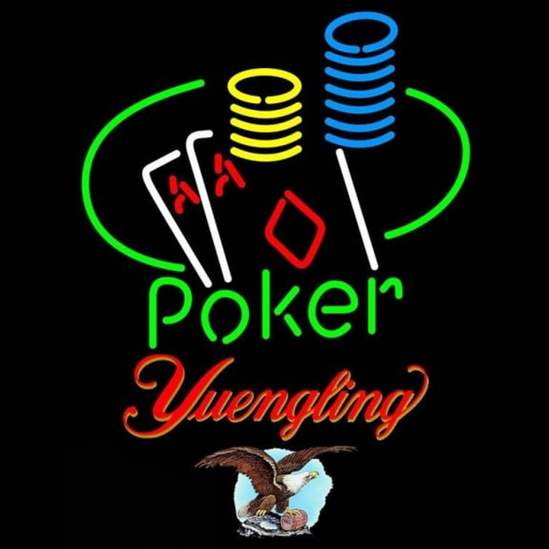 Yuengling Poker Ace Coin Table Beer Sign Leuchtreklame