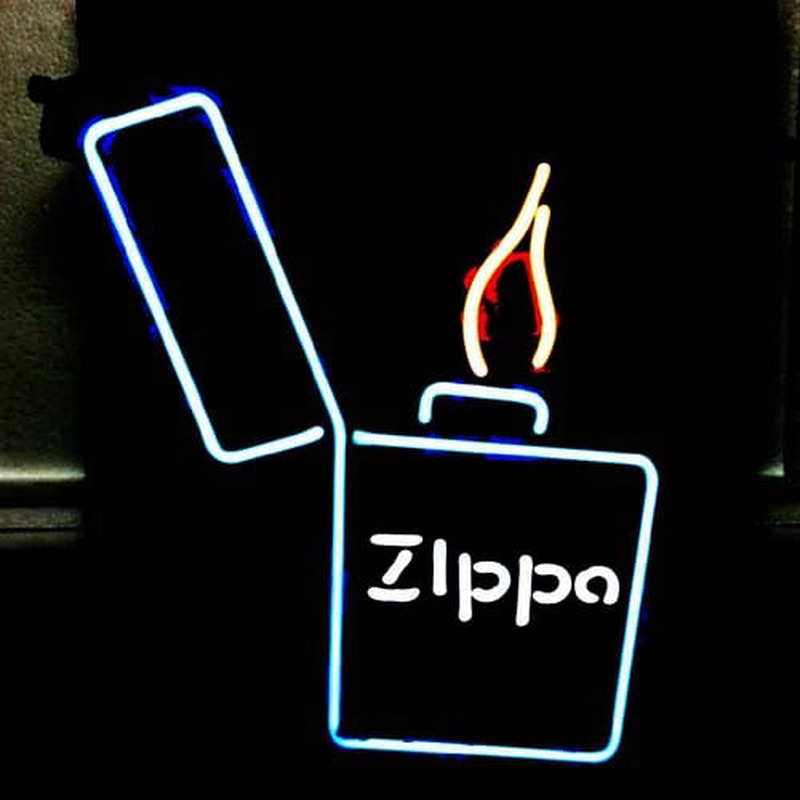 Zippo Lighter Bier Bar Leuchtreklame