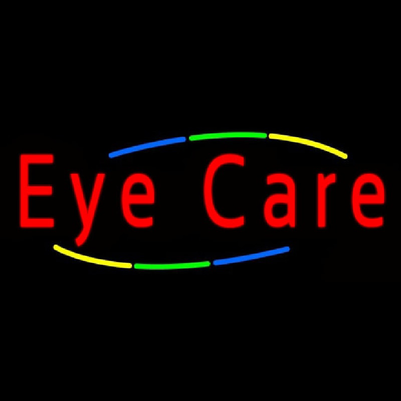 Deco Style Multi Colored Eye Care Leuchtreklame