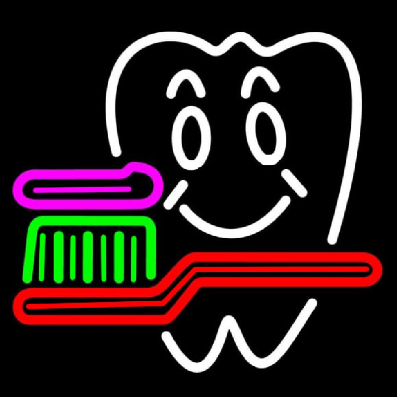 Dentist Logo Leuchtreklame