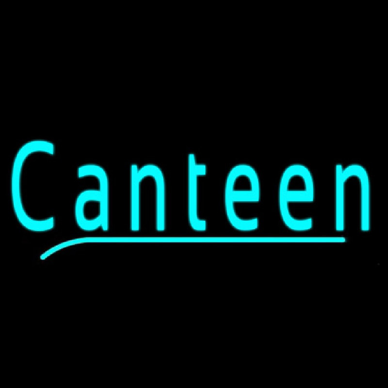 Cursive Canteen Leuchtreklame