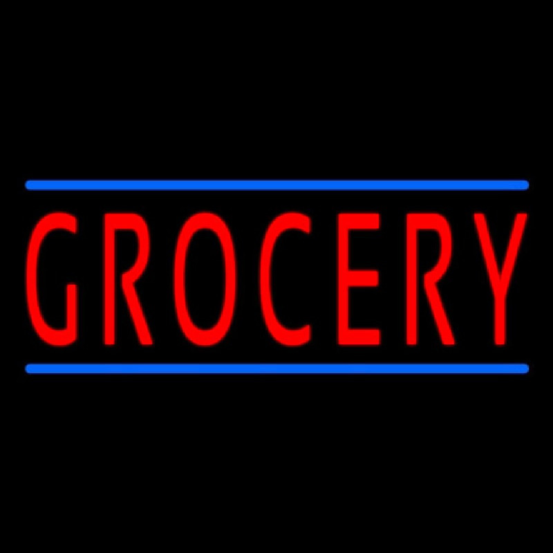 Simple Grocery Leuchtreklame