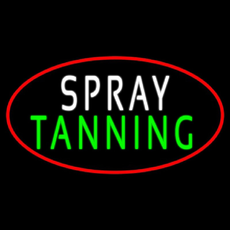 Spray Tanning Leuchtreklame