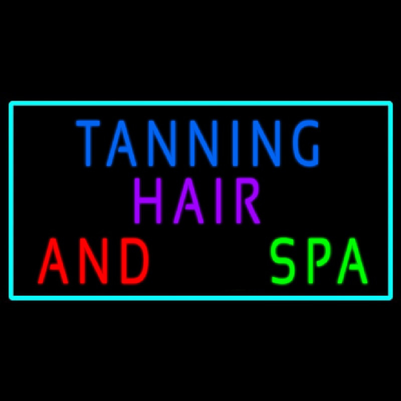 Tanning Hair And Spa Leuchtreklame