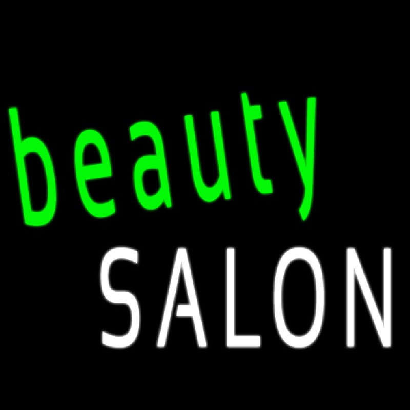 Green Beauty Salon Leuchtreklame