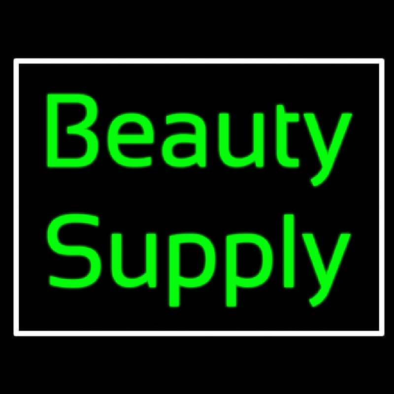 Green Beauty Supply Leuchtreklame