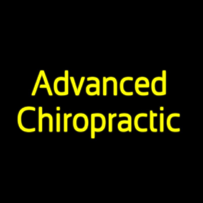 Advanced Chiropractic Leuchtreklame