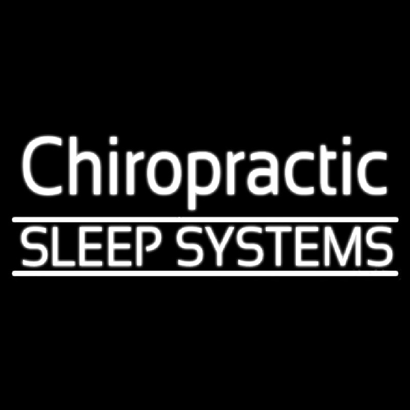Chiropractic Sleep Systems Leuchtreklame