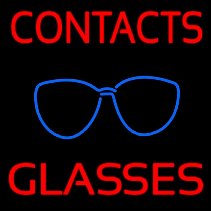 Contact Glasses Leuchtreklame