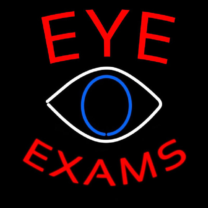 Eye E ams With Eye Logo Leuchtreklame