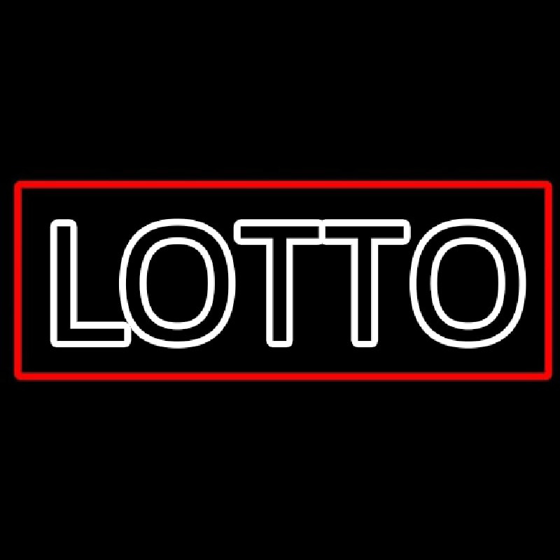 Double Stroke Lotto Leuchtreklame