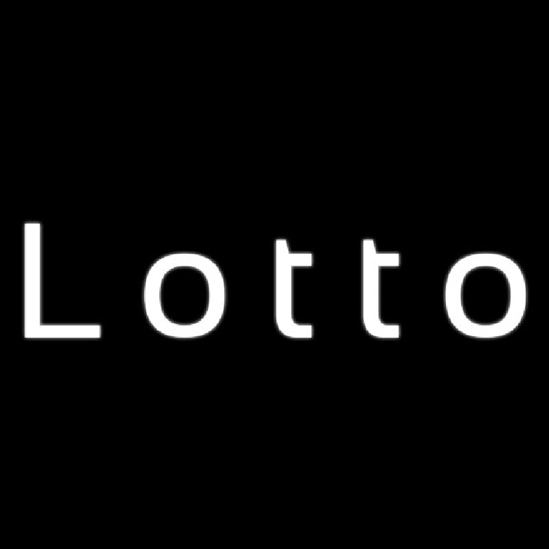 Stylish Lotto Leuchtreklame