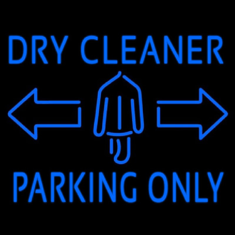 Dry Cleaner Parking Only Leuchtreklame