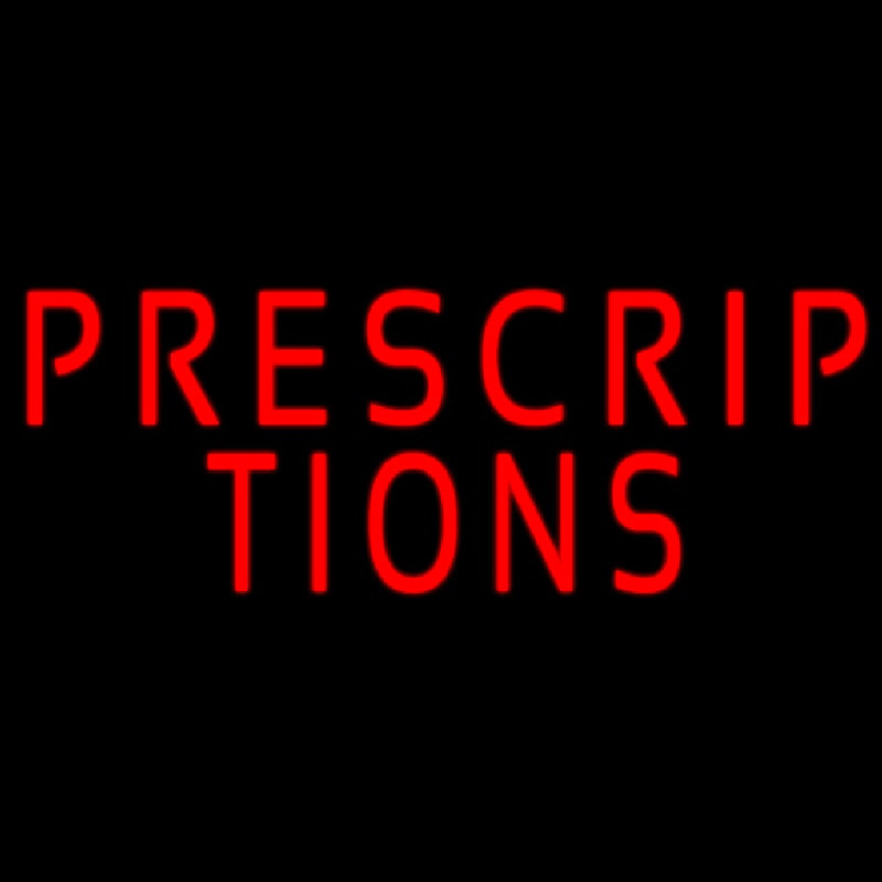 Prescriptions Leuchtreklame