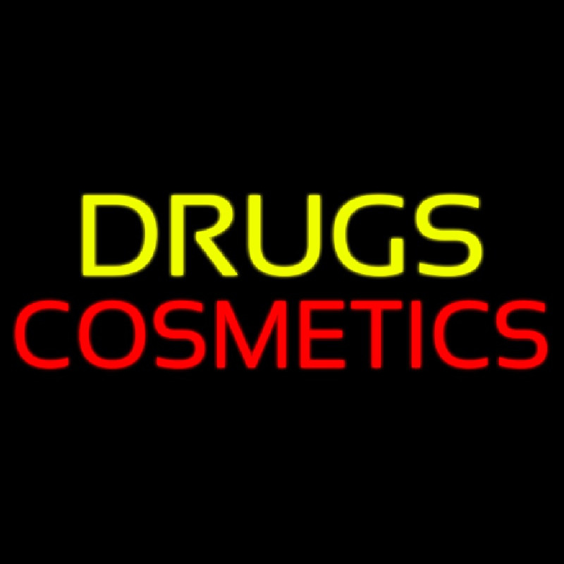 Drugs Cosmetics Leuchtreklame