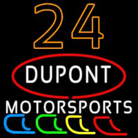 24 Dupont NASCAR Leuchtreklame