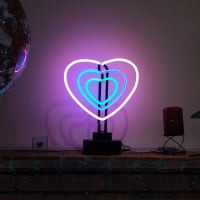 3 Hearts Desktop Leuchtreklame