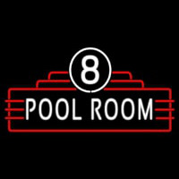 8 Pool Room Leuchtreklame