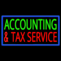 Accounting And Services Leuchtreklame