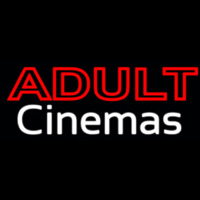Adult Cinemas Leuchtreklame