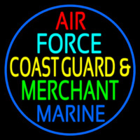 Air Force Coast Guard Merchant Marine Leuchtreklame