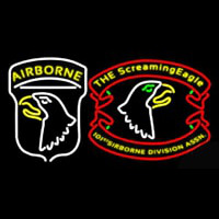 Airborne Division Screaming Eagle Leuchtreklame