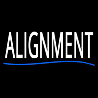 Alignment Leuchtreklame