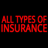 All Types Insurance Leuchtreklame