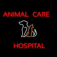 Animal Care Hospital Logo Leuchtreklame