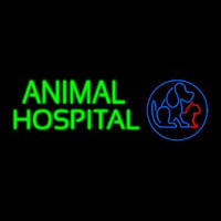 Animal Hospital Dog Cat Logo Veterinary Leuchtreklame