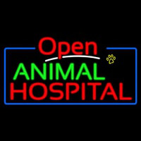 Animal Hospital Open Leuchtreklame
