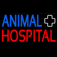 Animal Hospital With Logo Leuchtreklame