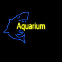 Aquarium With Shark Logo Leuchtreklame