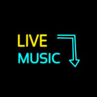 Arrow Live Music Leuchtreklame