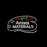 Artists Materials Leuchtreklame