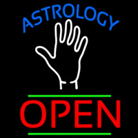 Astrology Open Leuchtreklame