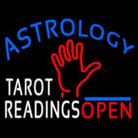 Astrology Tarot Readings Open Leuchtreklame